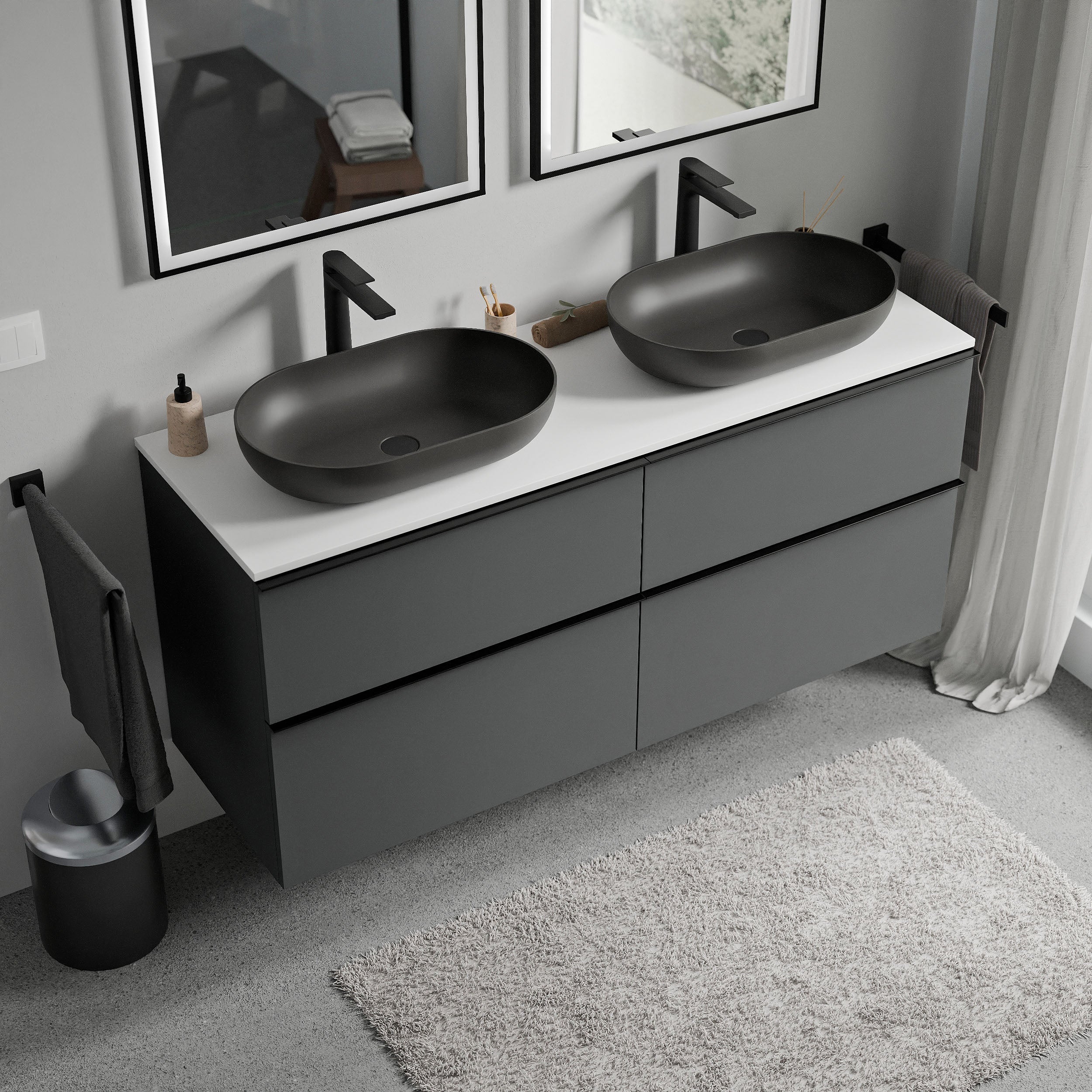 Badmöbel Unterschrank LAVOA 120 cm - Image 14