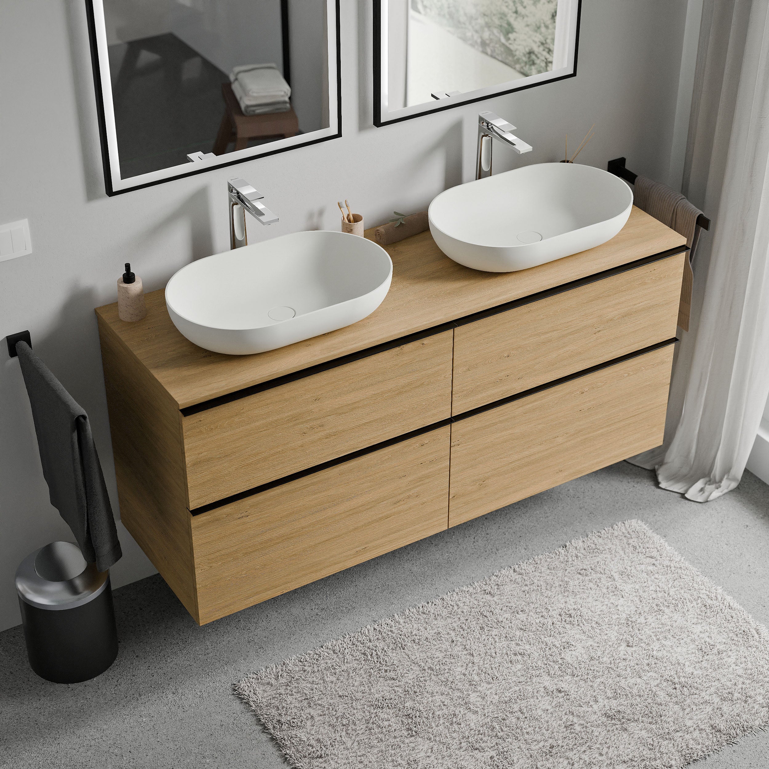 Badmöbel Unterschrank LAVOA 120 cm - Image 23