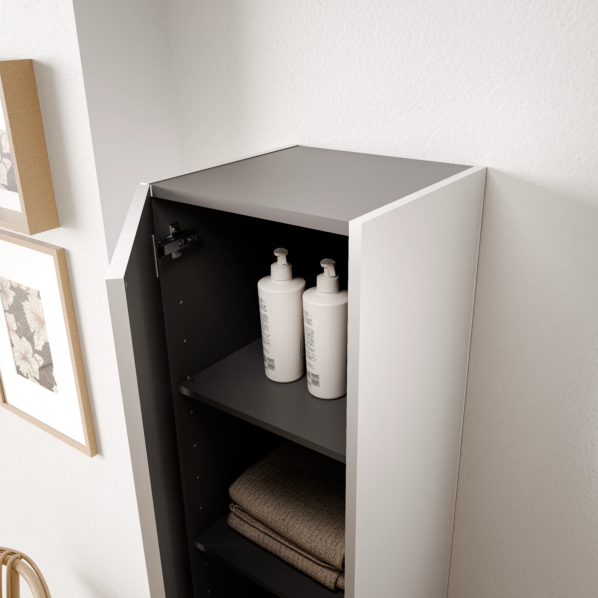 Badrumsmöbel set TIM 60 cm med tvättställ - Image 59
