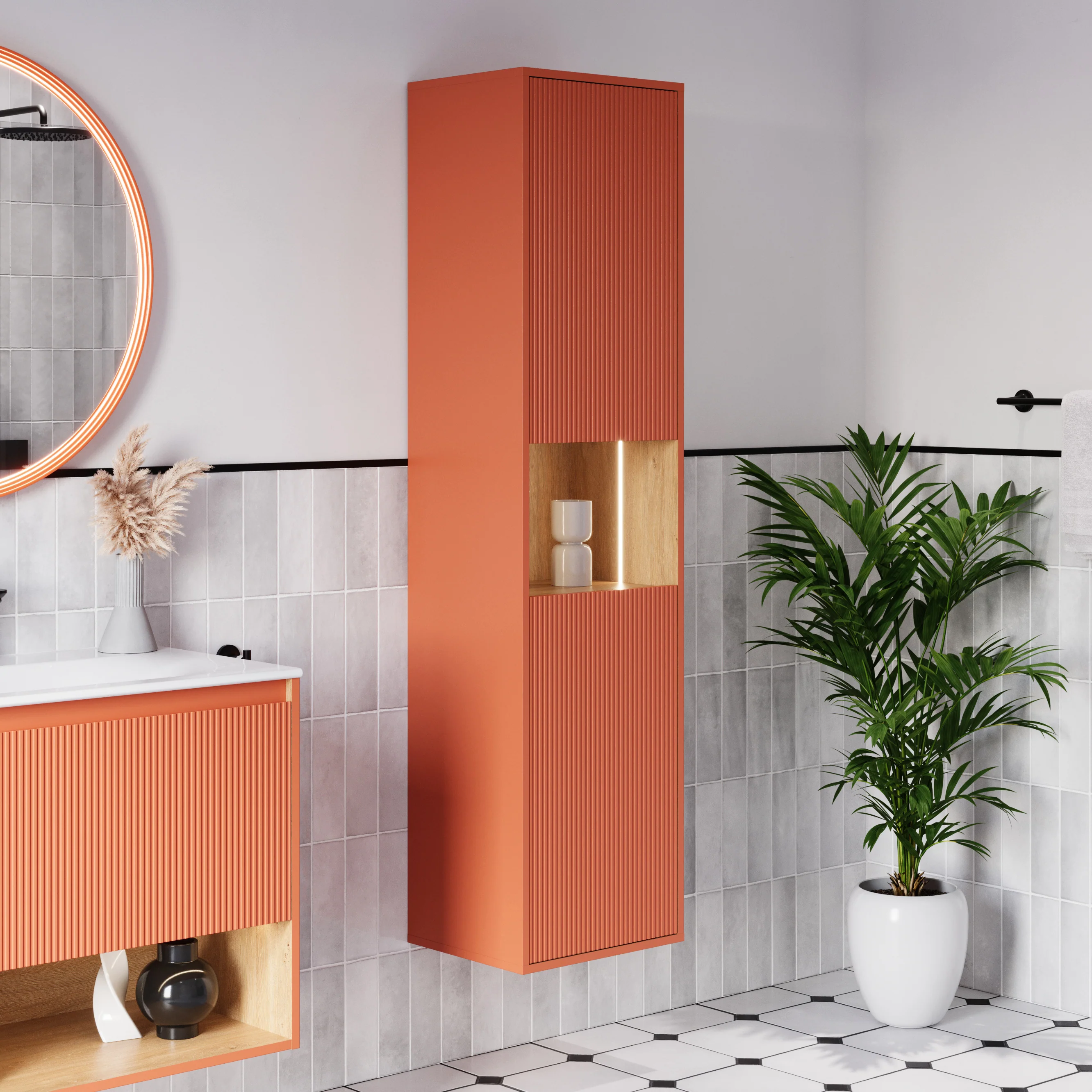 Badmöbelset BELDIVO 80 cm med tvättställ - Image 42
