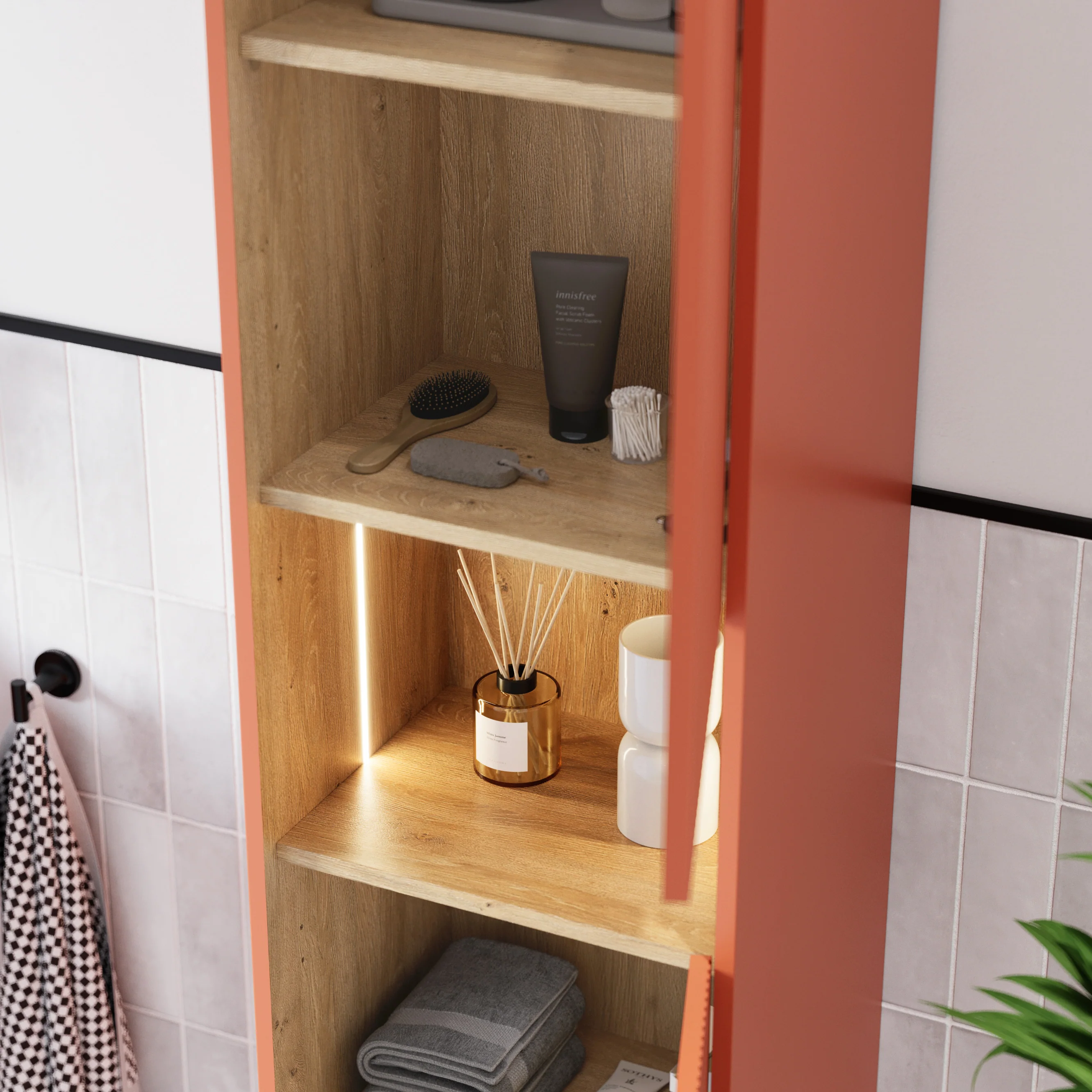 Badmöbelset BELDIVO 80 cm med tvättställ - Image 44