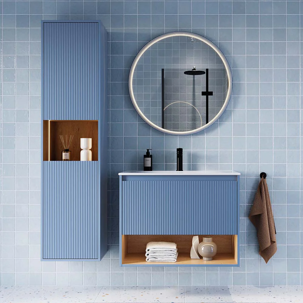 Badmöbelset BELDIVO 80 cm med tvättställ - Image 49