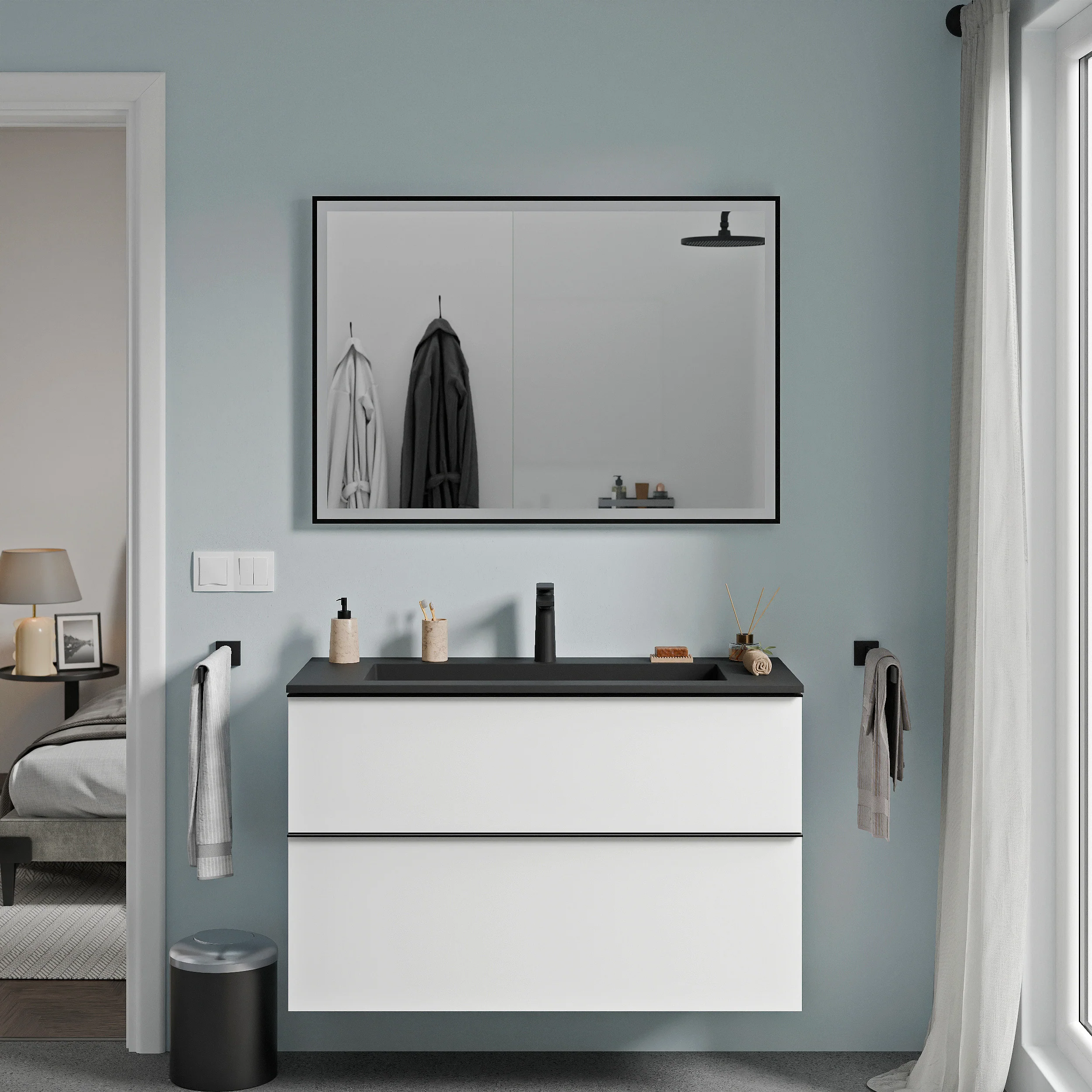 Badrumsspegel VARO FRAME rektangulär - Image 10