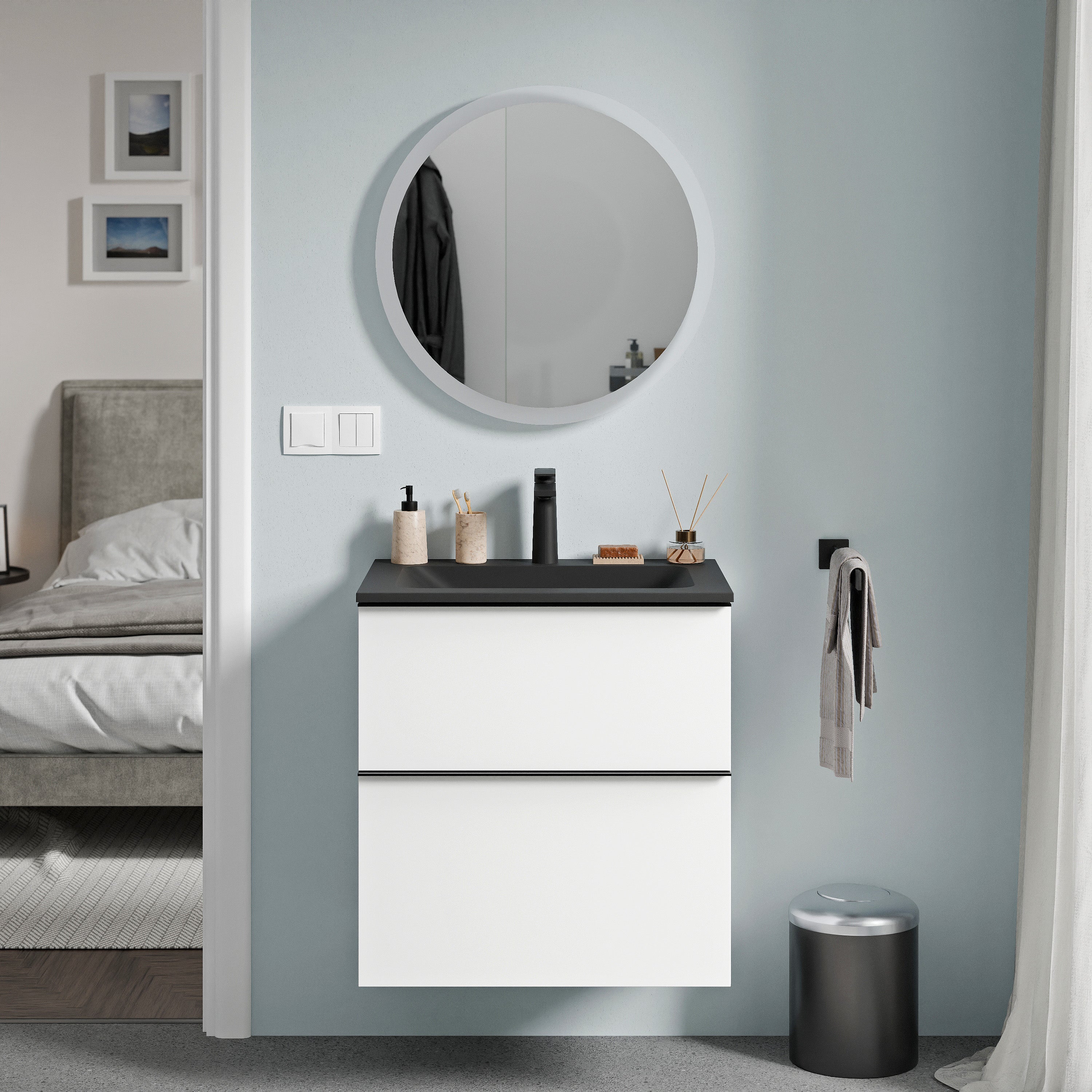 Badrumsspegel VARO rund - Image 2