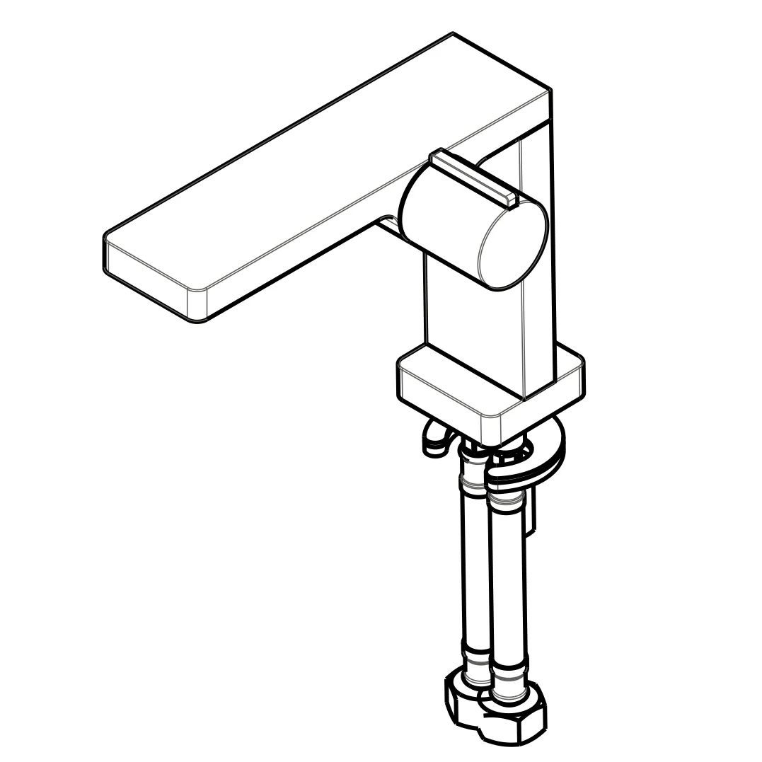 Design tvättställsblandare Tvättställsblandare NT3110G - Image 8