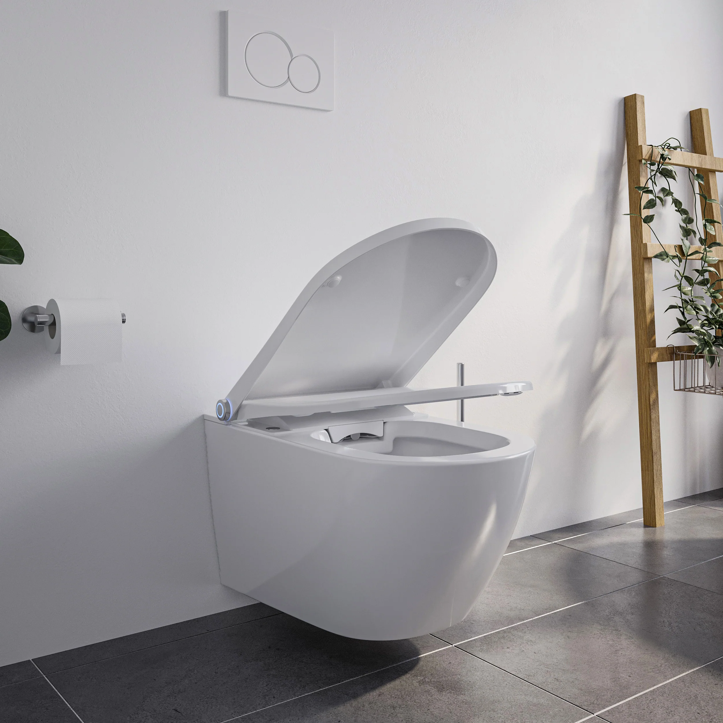 Dusch-WC Basic 1102 Vit - Image 3