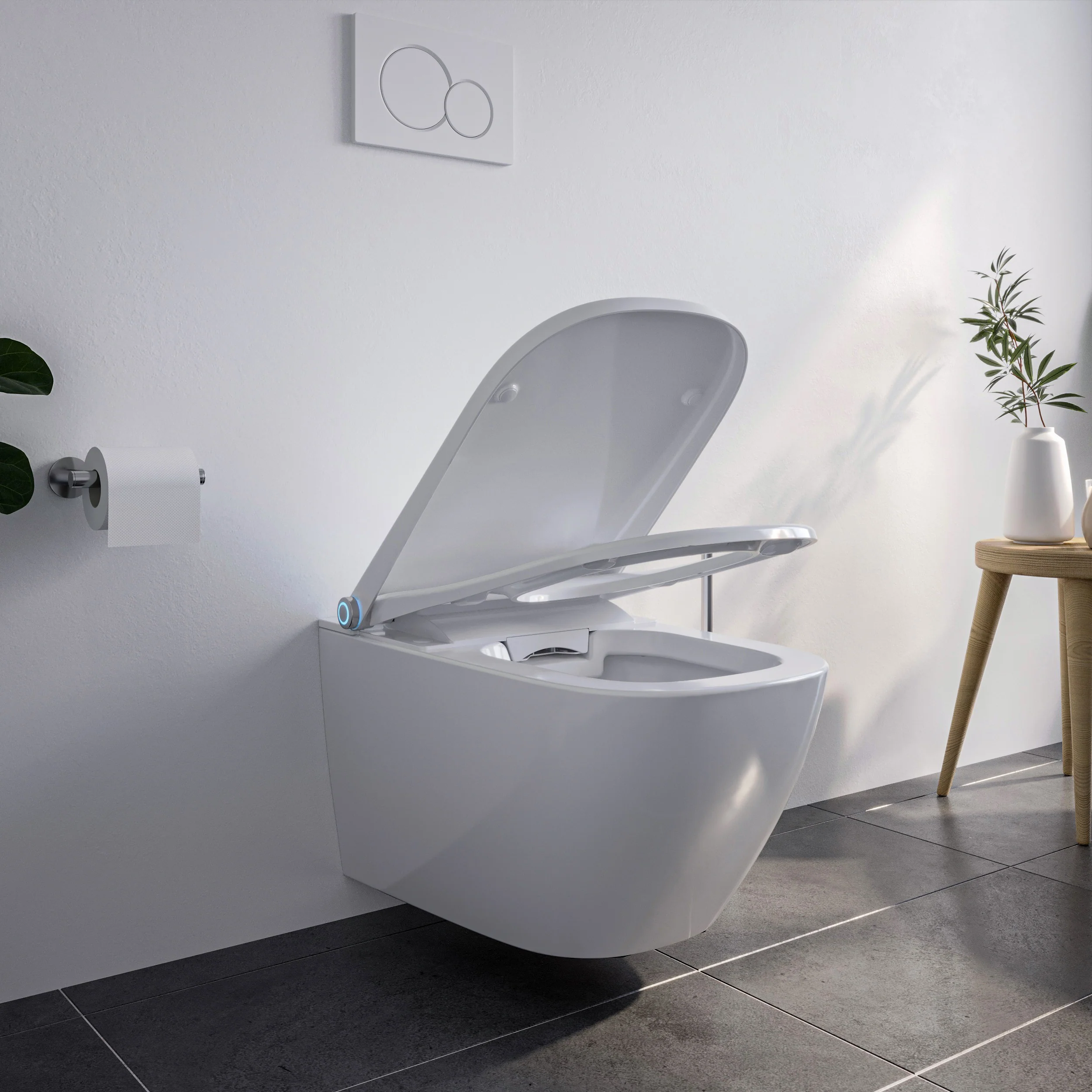 Dusch-WC Komplettset Basic 1104 med Geberit Duofix förväggselement - Image 10