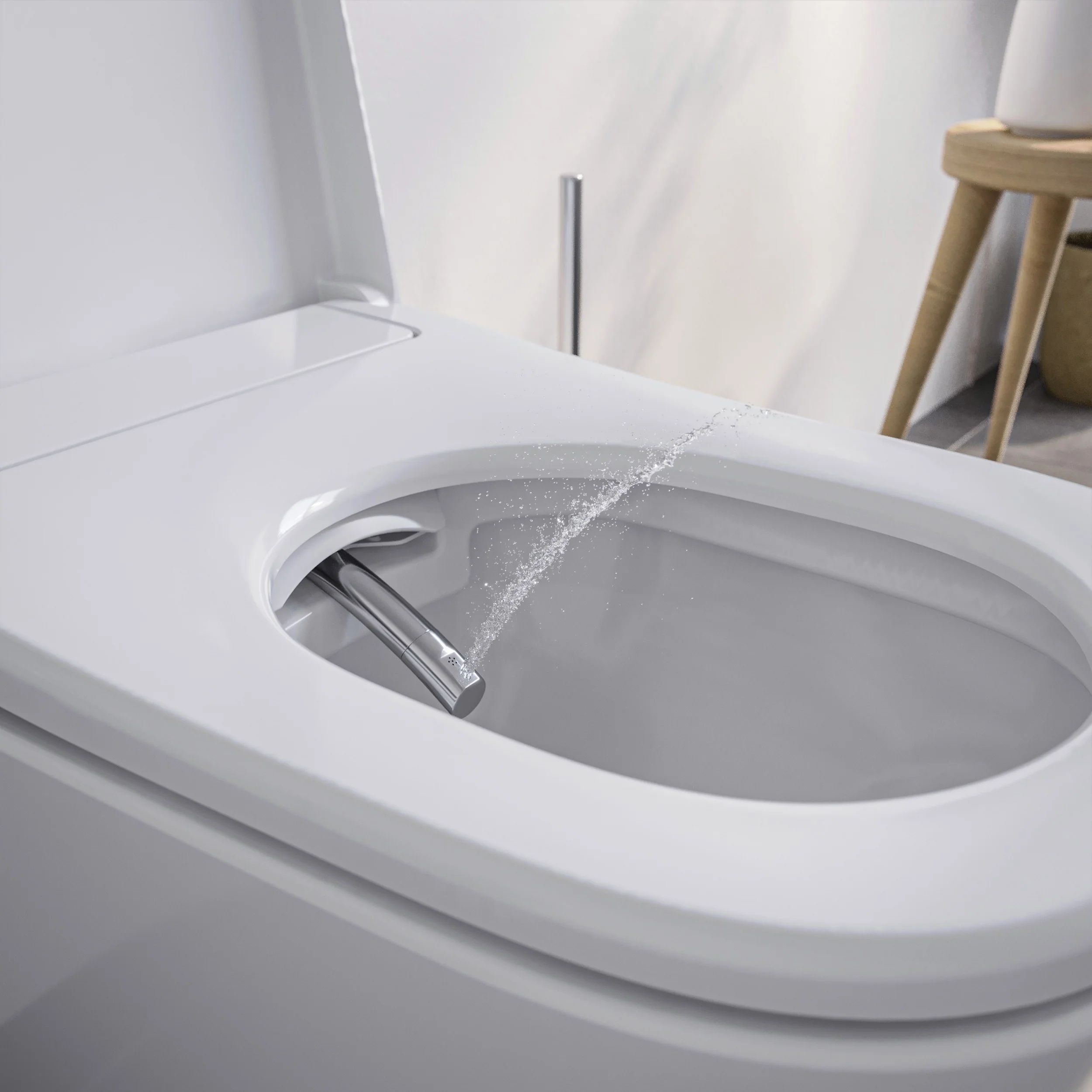 Dusch-WC komplettset PRO+1104 med Geberit Duofix installationsväggselement - Image 11