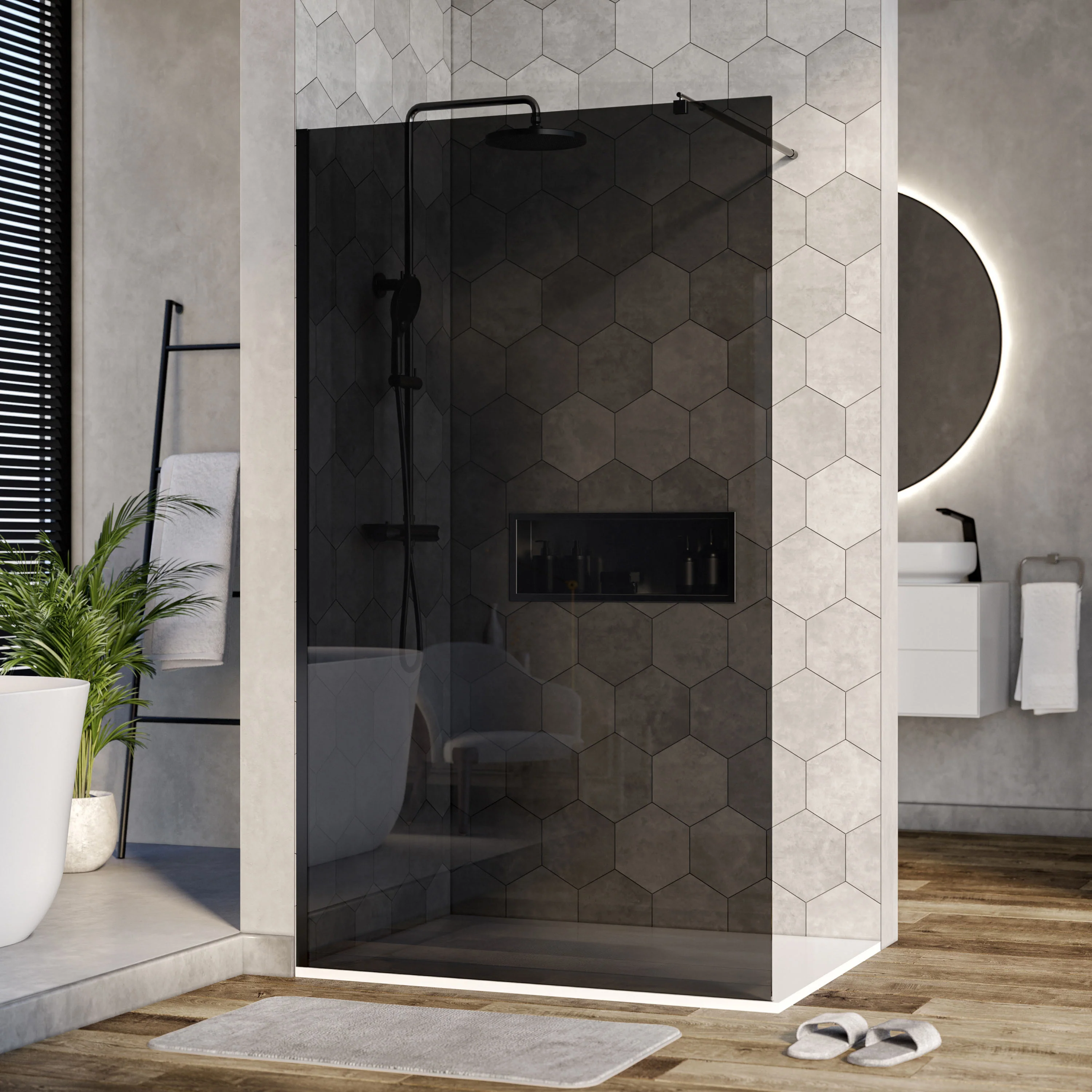 Duschvägg Walk-In Nano EX101 - Image 3