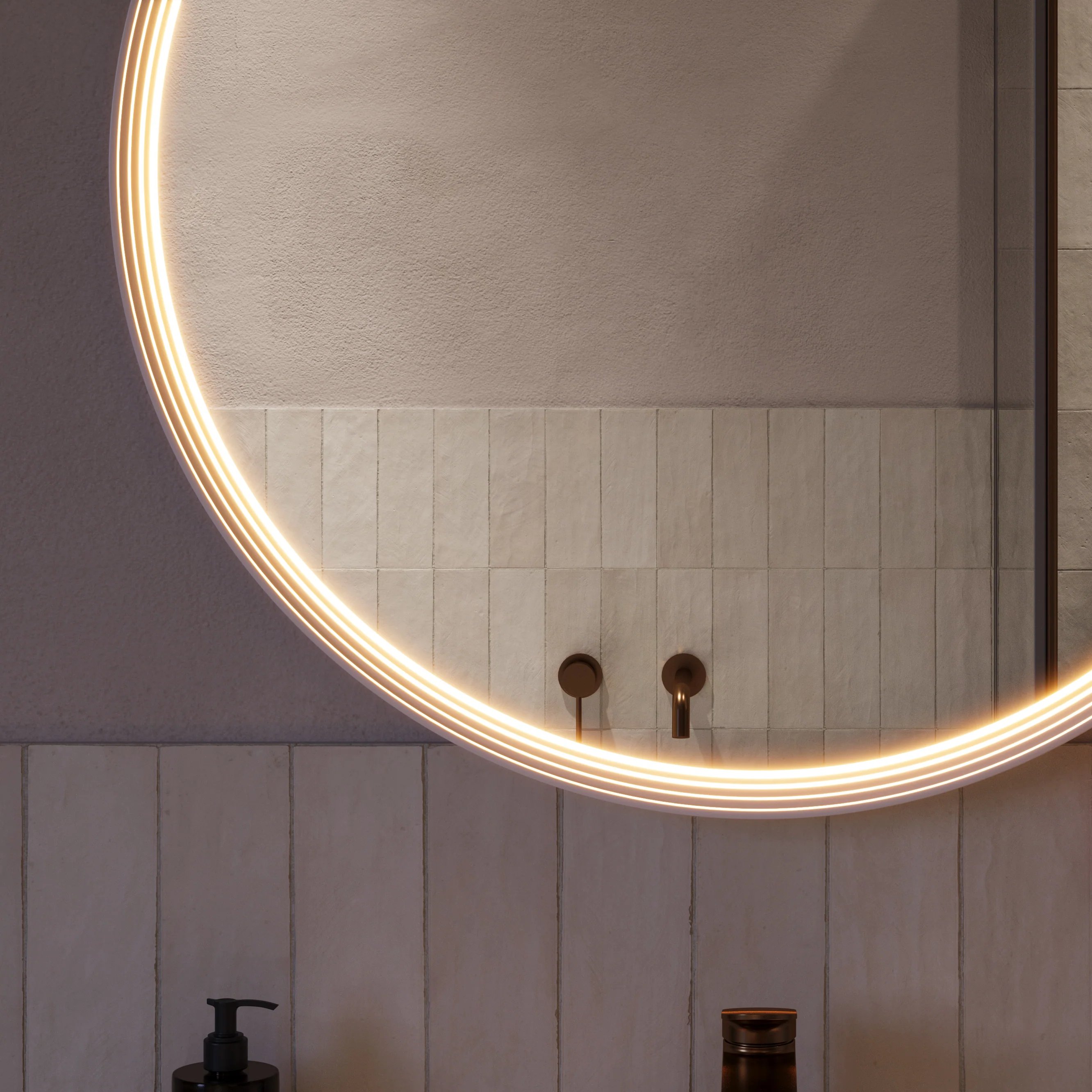 LED-badrumsspegel BELDIVO rund - 80 cm - Image 41