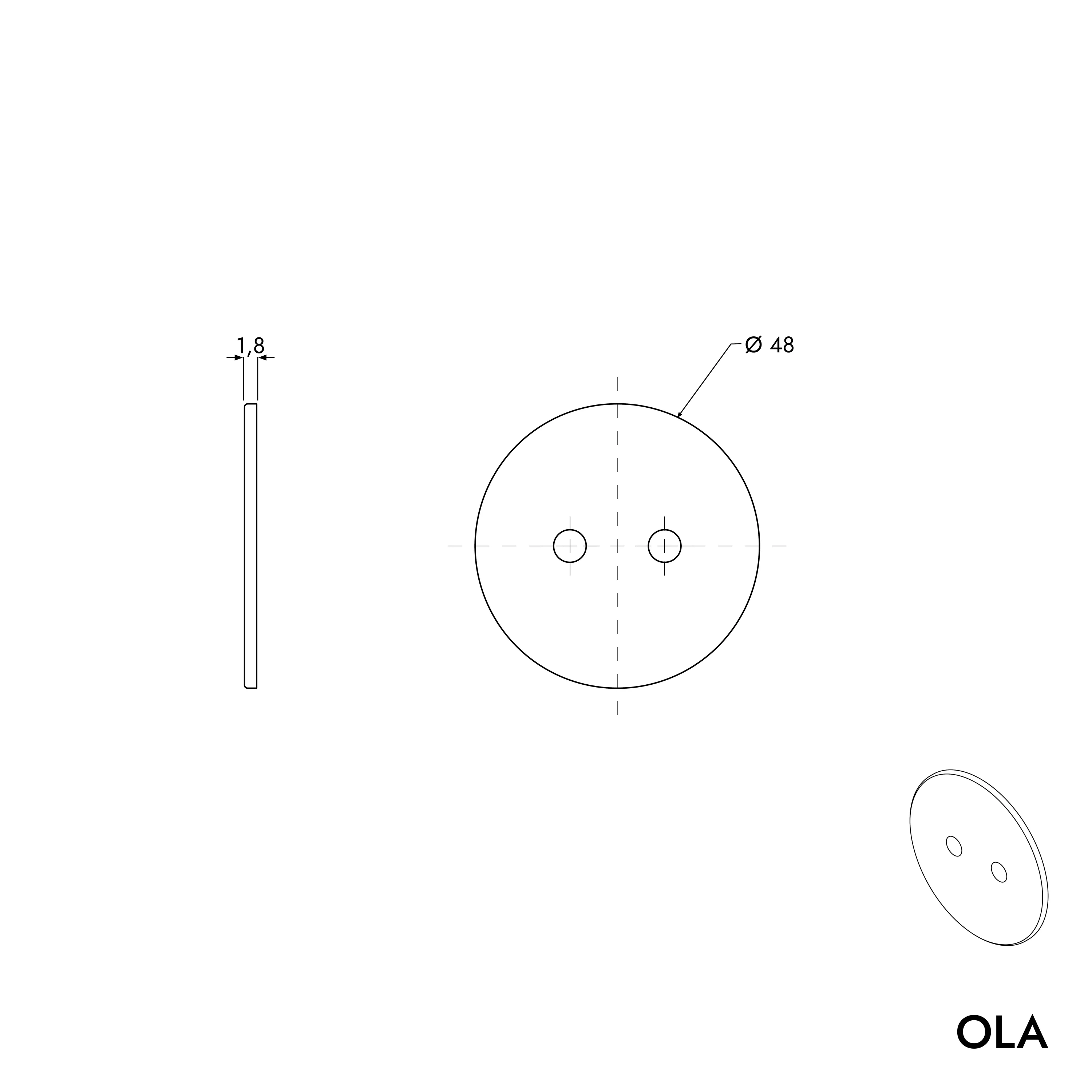 Pappersrullhållare OLA - Image 10