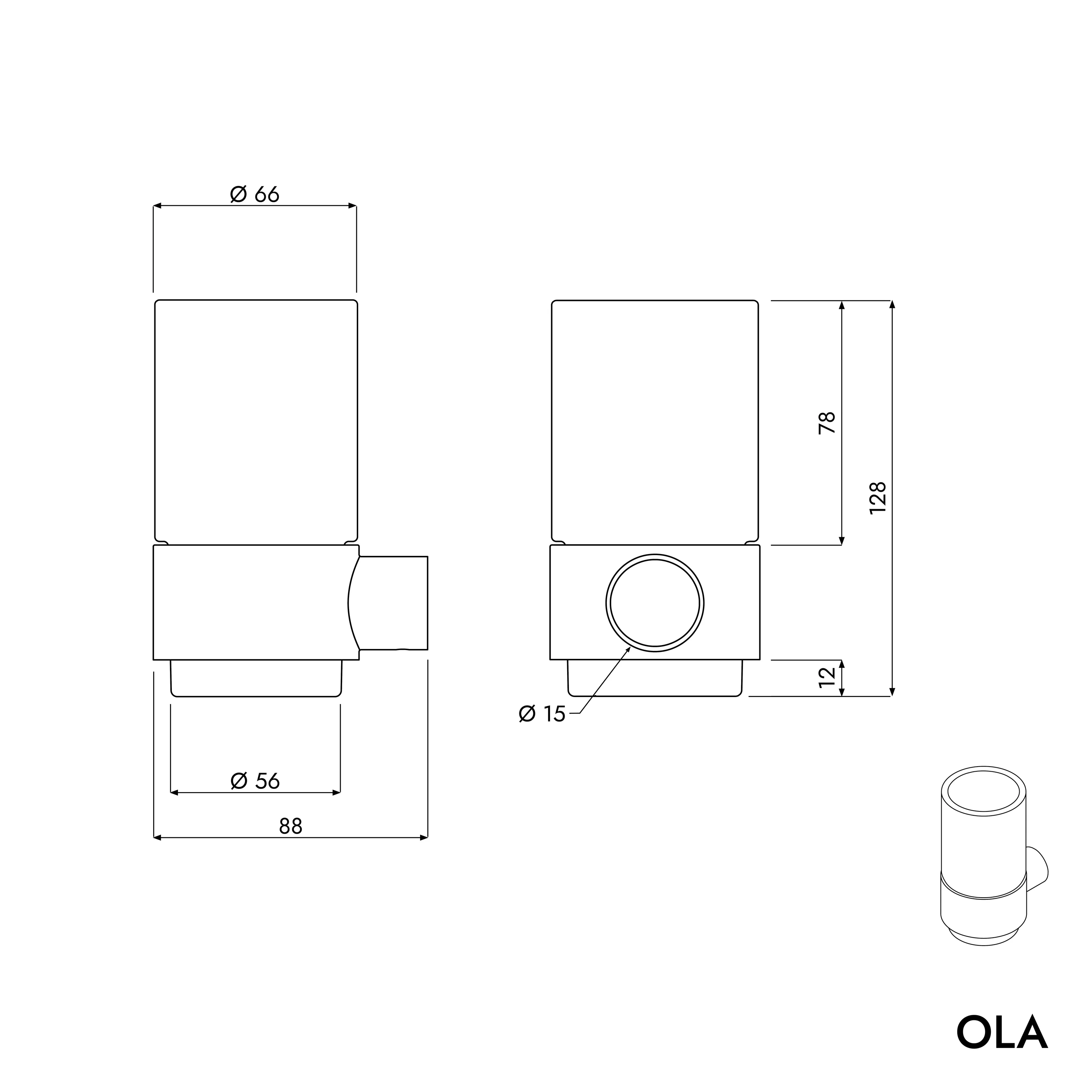 Tandborstbehållare OLA - Image 7