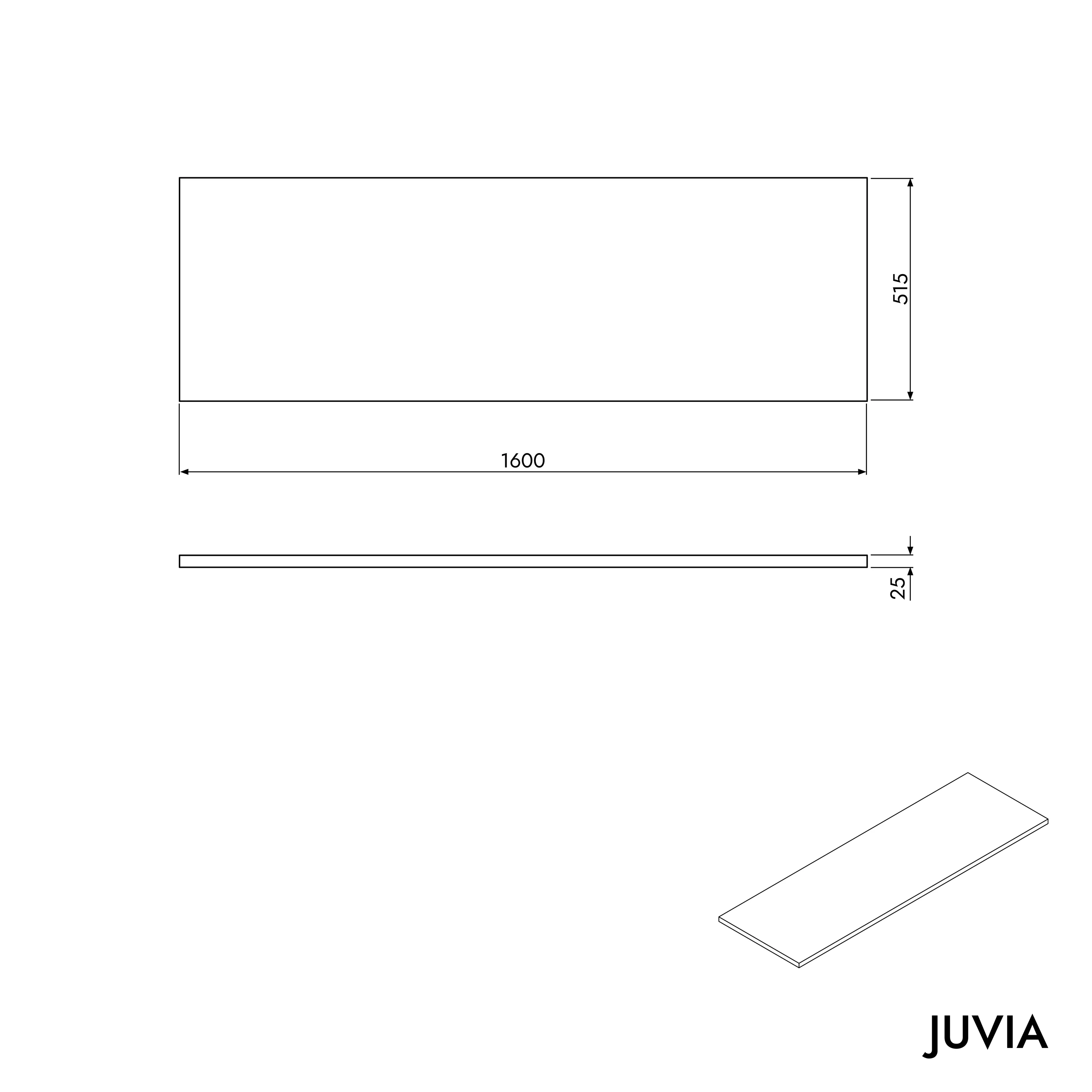 Tvättställskonsol JUVIA Slim 100 cm till 160 cm - Image 82