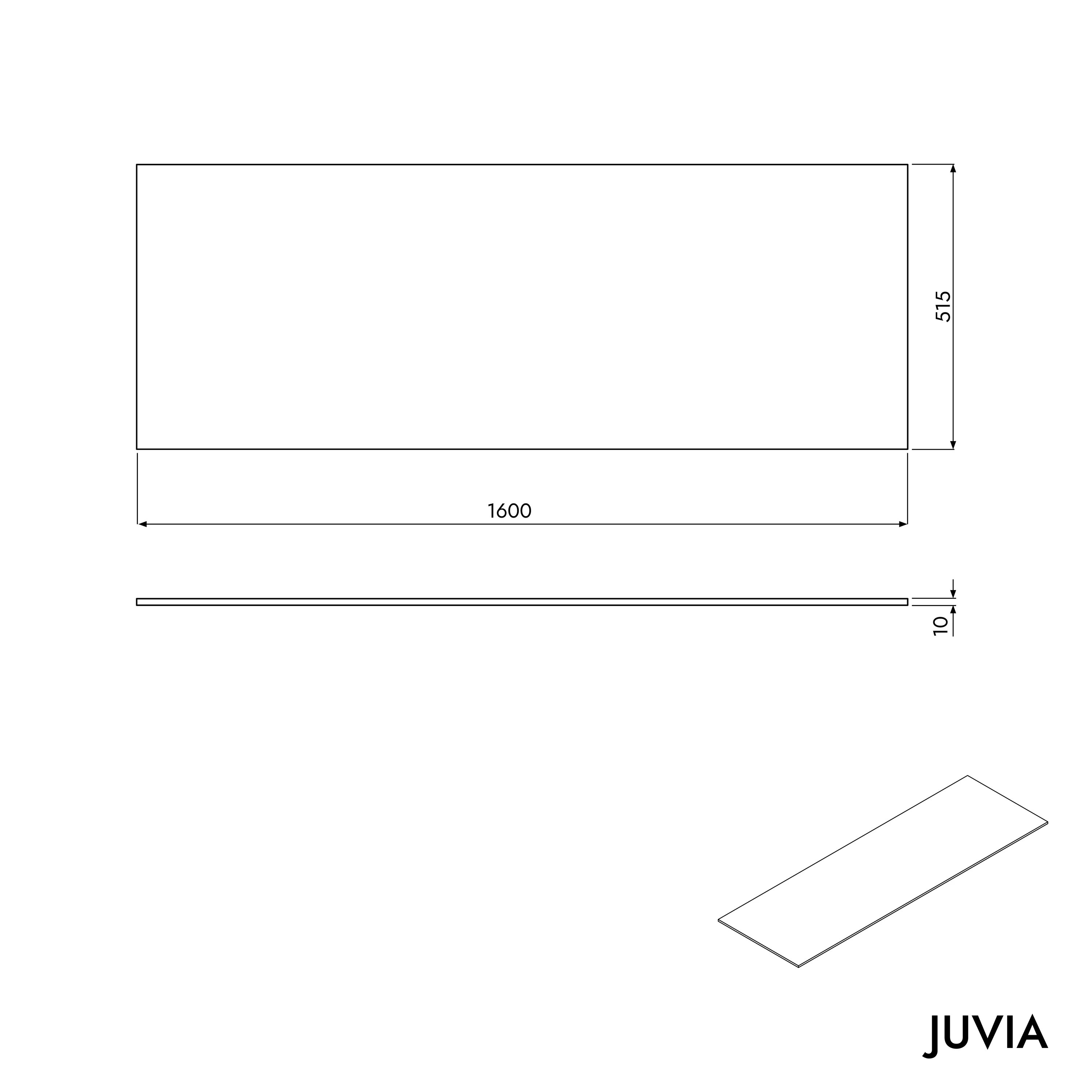 Tvättställsskåp JUVIA 100 cm upp till 160 cm - Image 50
