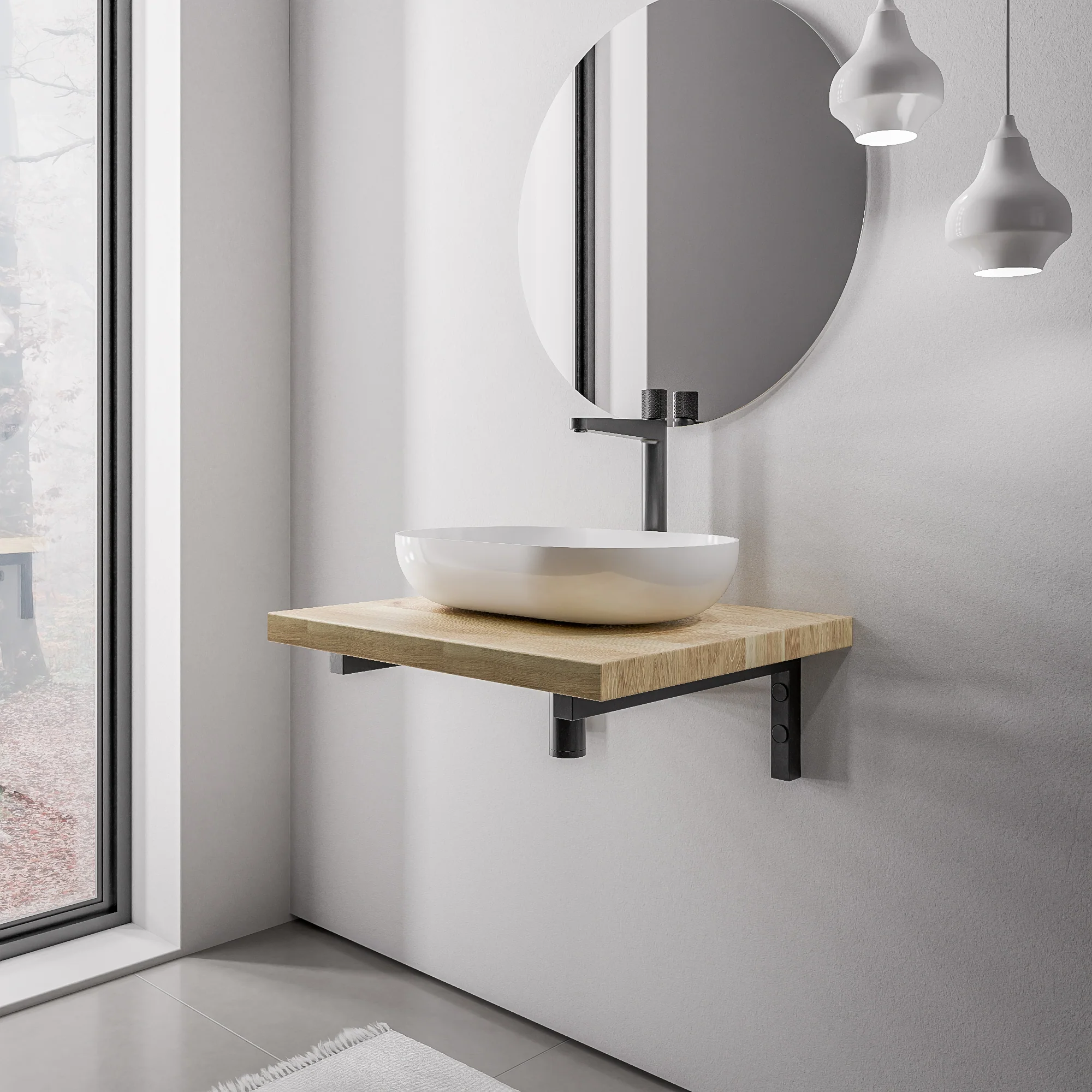 Tvättställsskiva PUREWOOD - Image 3