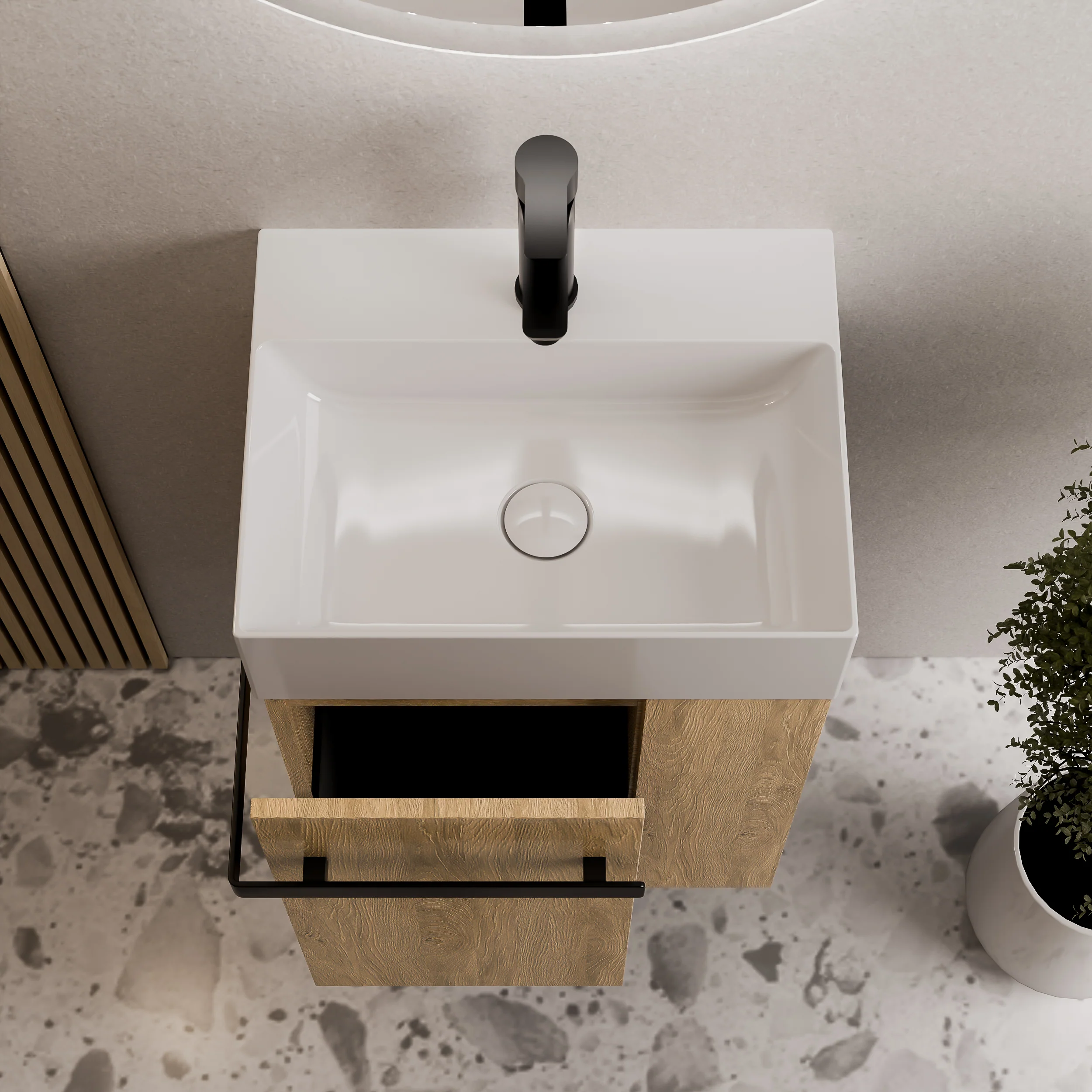 Tvättställsskåp för gästtoalett COMPACT 450 - Image 16