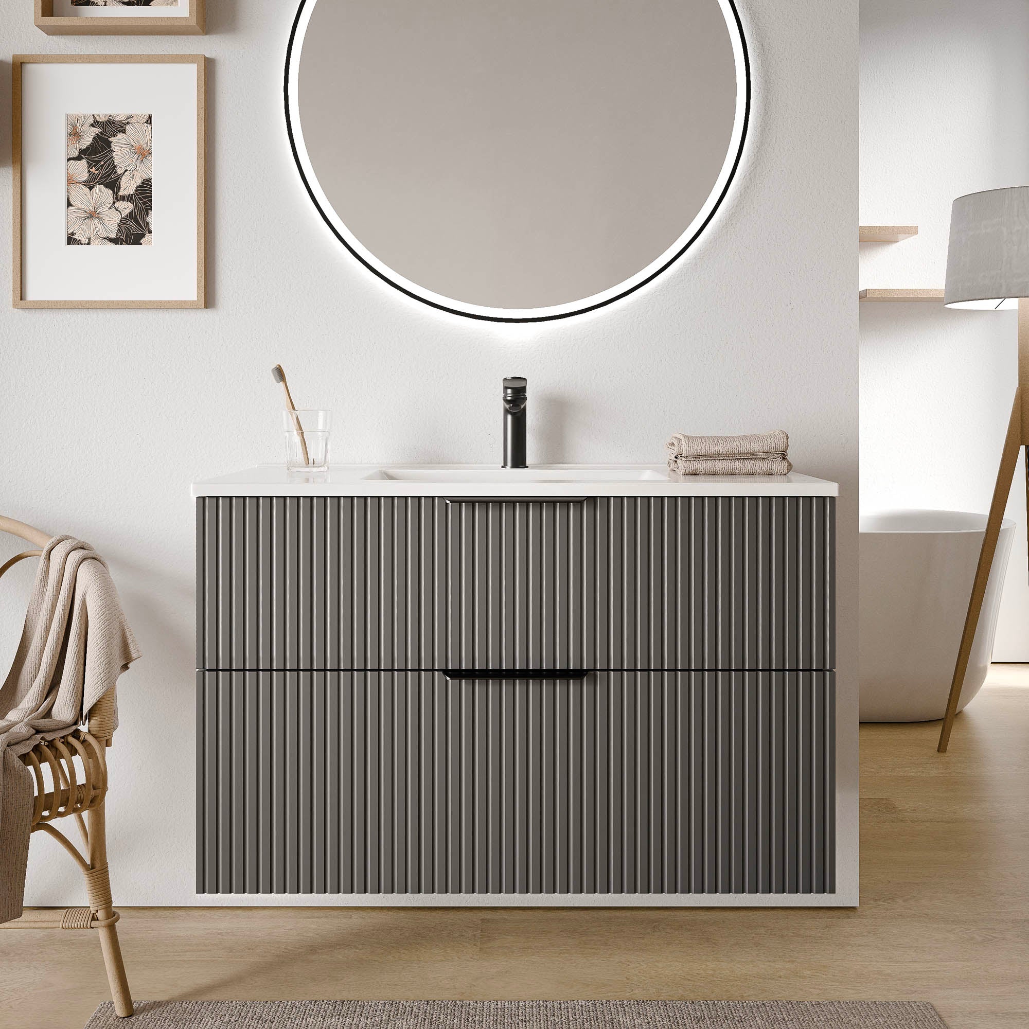Tvättställsskåp TIM 100 cm - Image 6