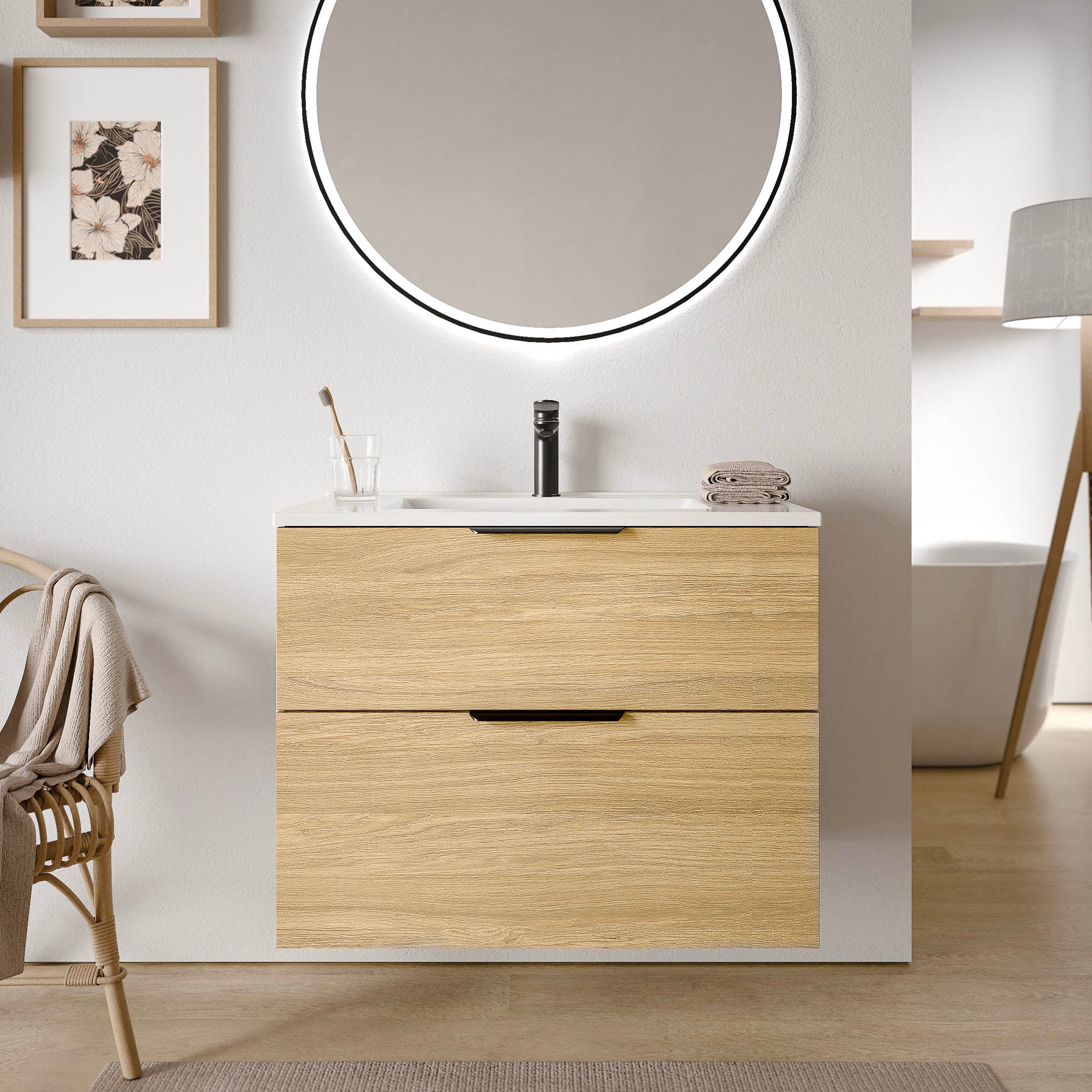 Tvättställsskåp TIM 80 cm - Image 13
