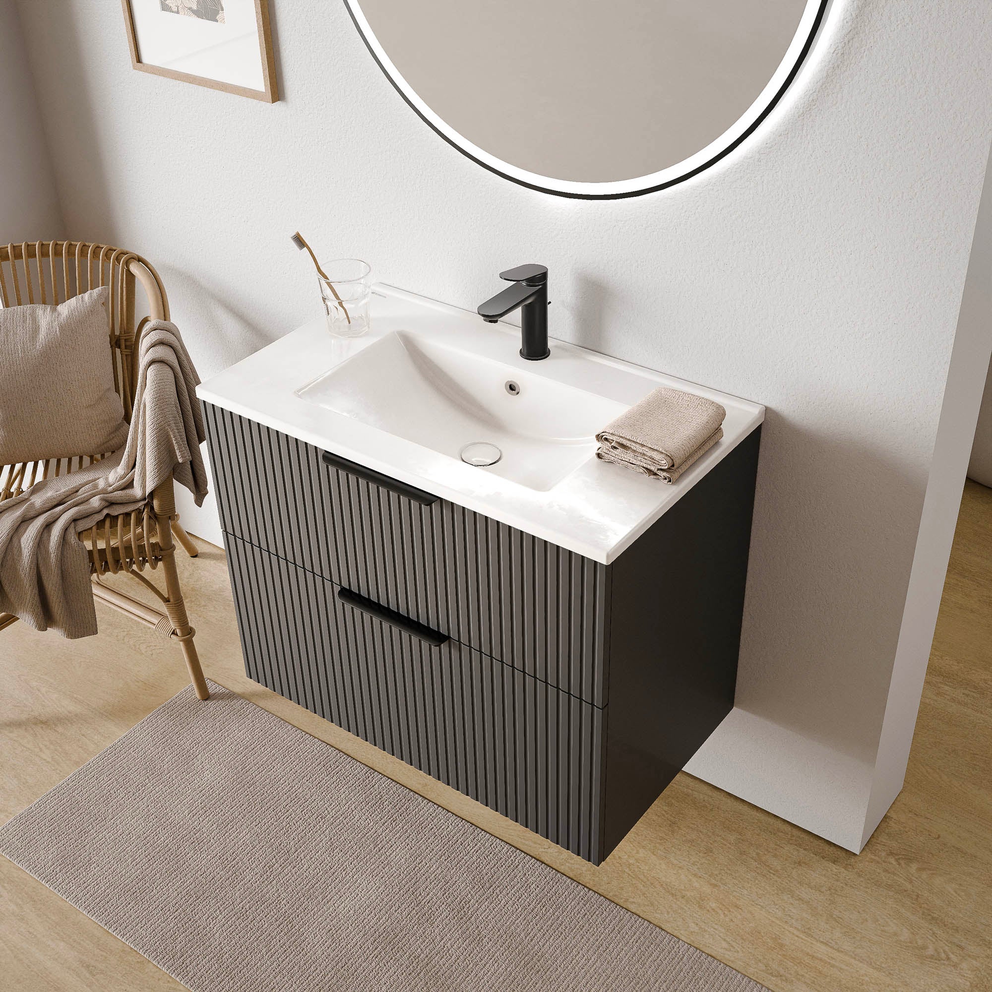 Tvättställsskåp TIM 80 cm - Image 8