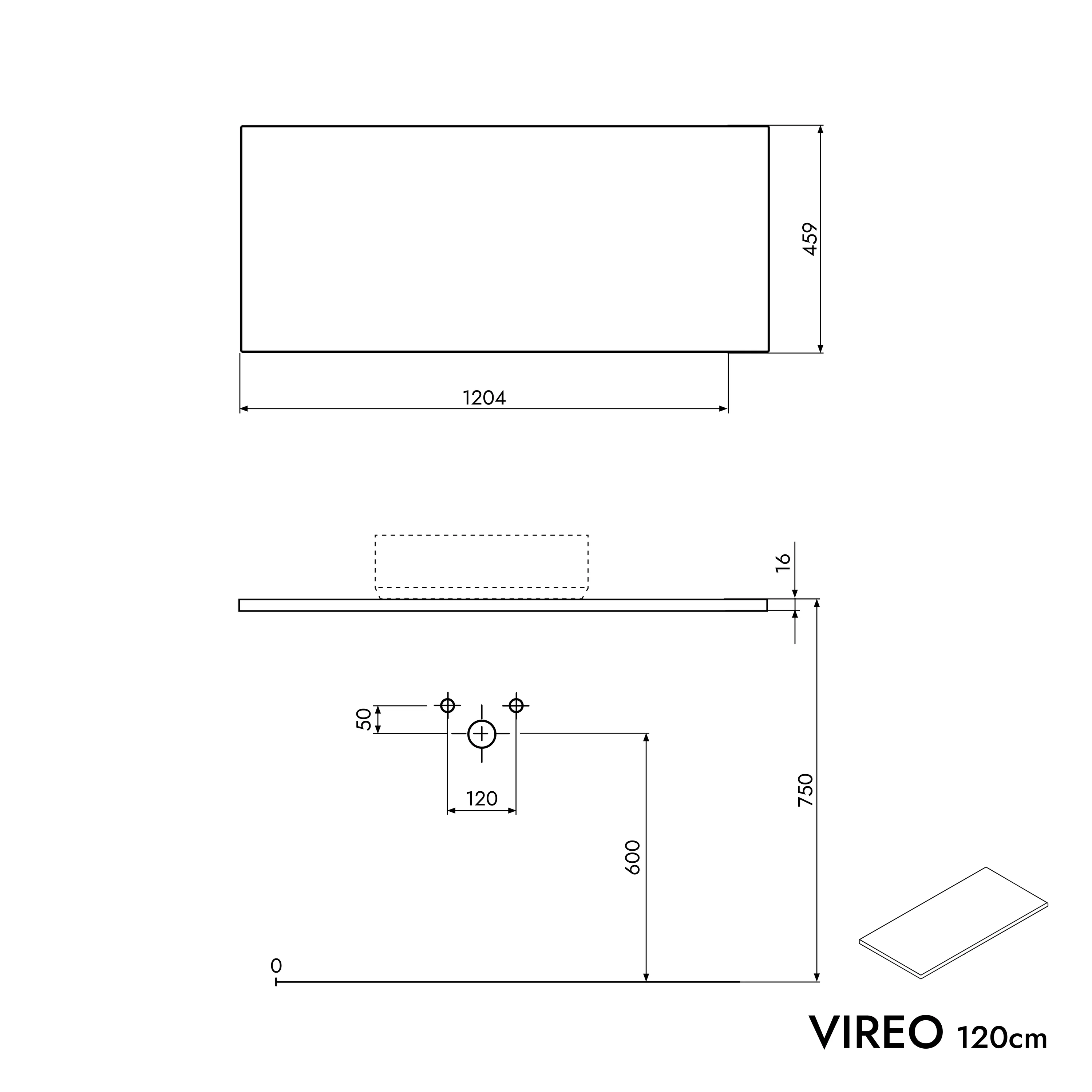 VIREO 120 cm underskåp - Image 92