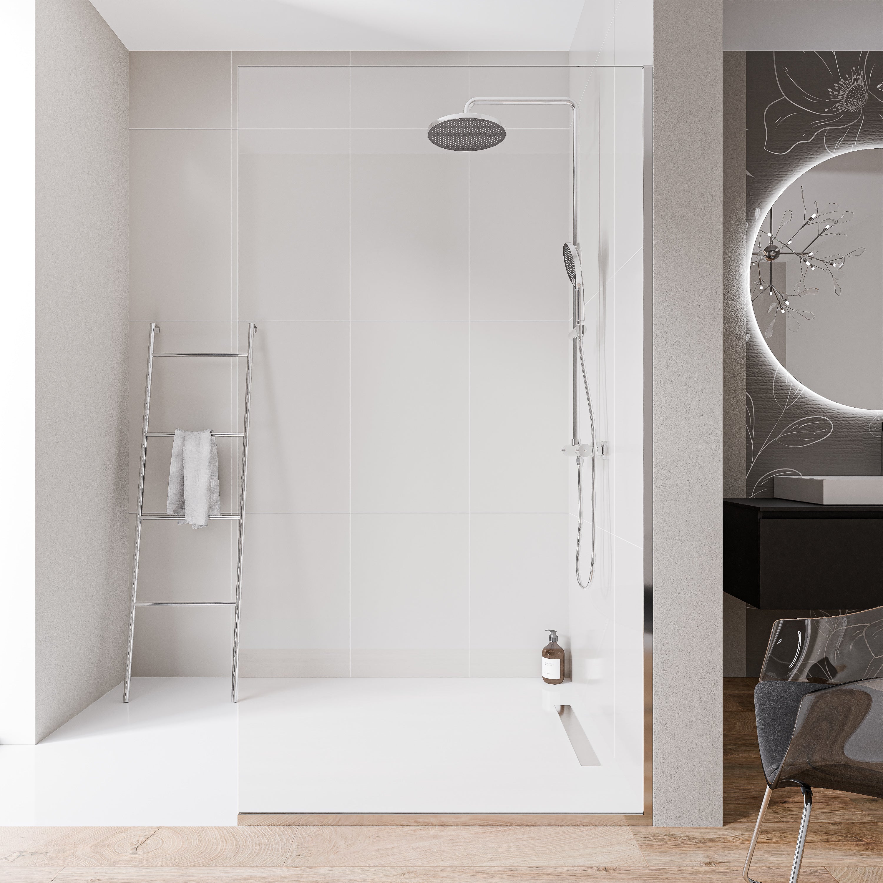 Walk-In 10mm Nano klarglas EX102-2 - Image 4