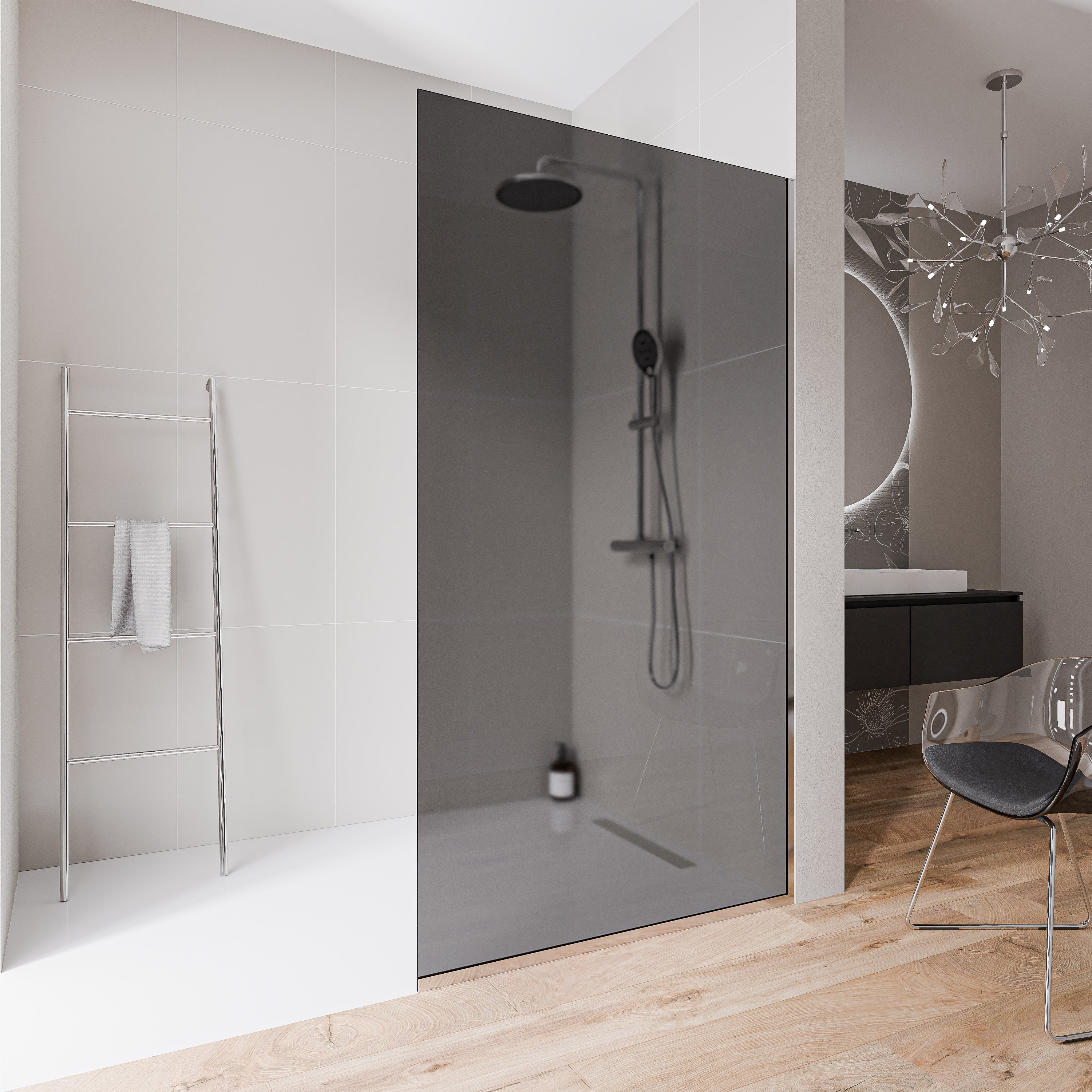 Walk-In 10 mm nanogrått glas EX102-2 - Image 3