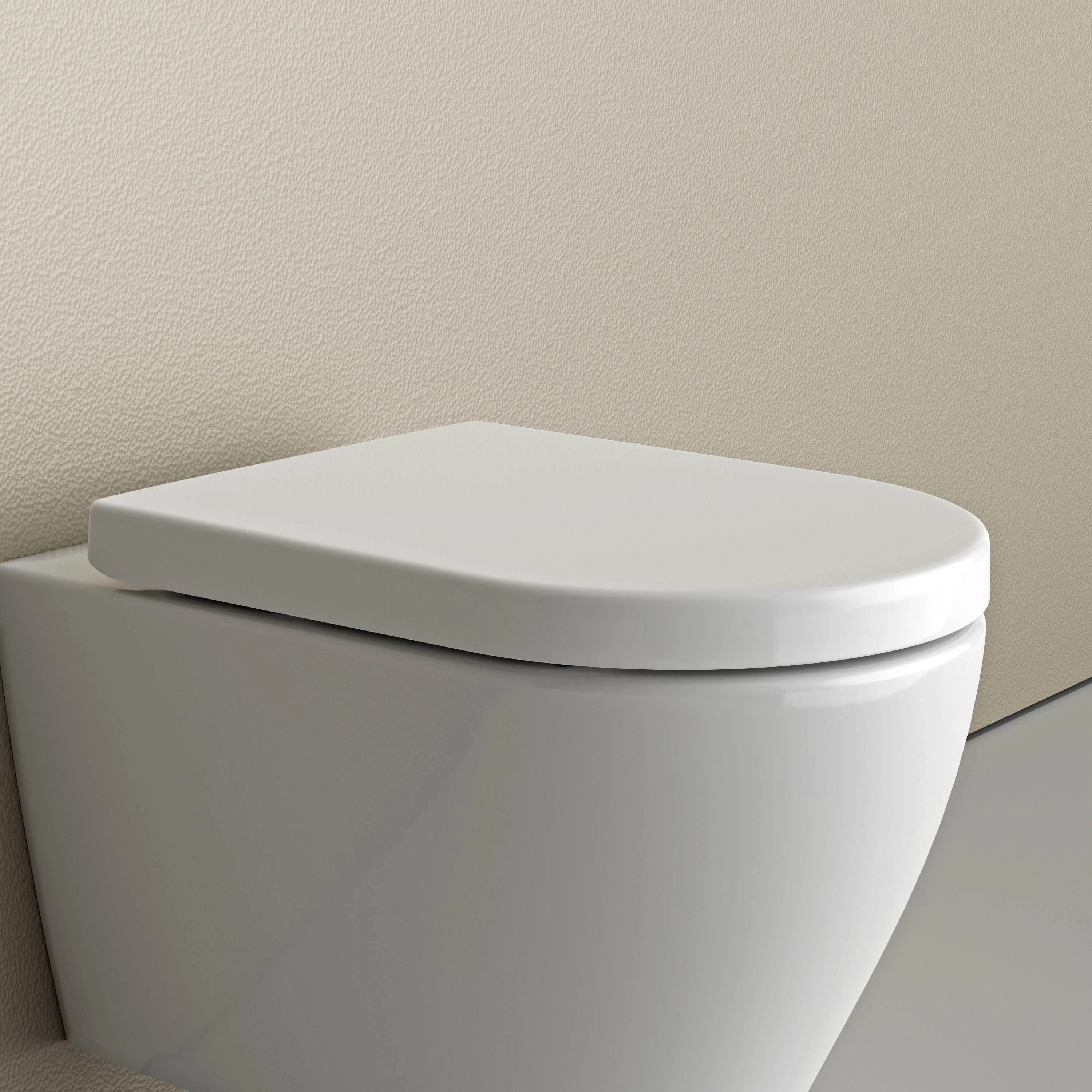 WC-lock U1002 med softclose-funktion (ersättningslock)